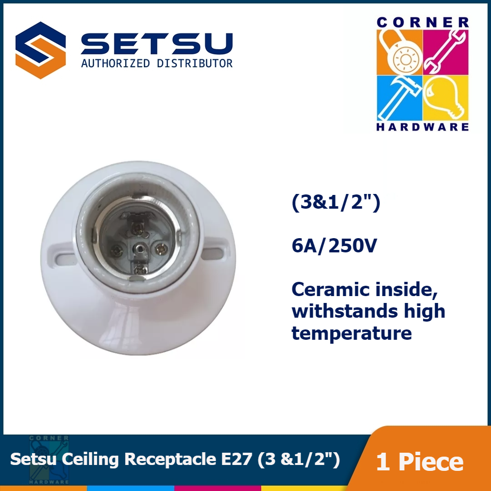 Image of SETSU Ceiling Receptacle E27 3 1/2in.